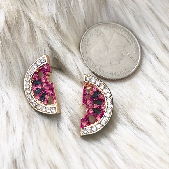 Watermelon Earrings 🍉 - Picture 3 of 3